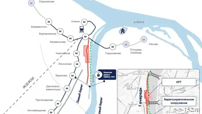 The layout of the area for the Lenin Avenue duplicate was approved by the Nizhny Novgorod Mingrad.