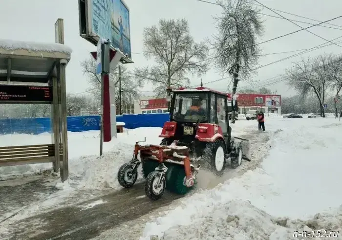 Nearly 40,000 cubic meters of snow were removed from the streets of Nizhny Novgorod in 24 hours.
