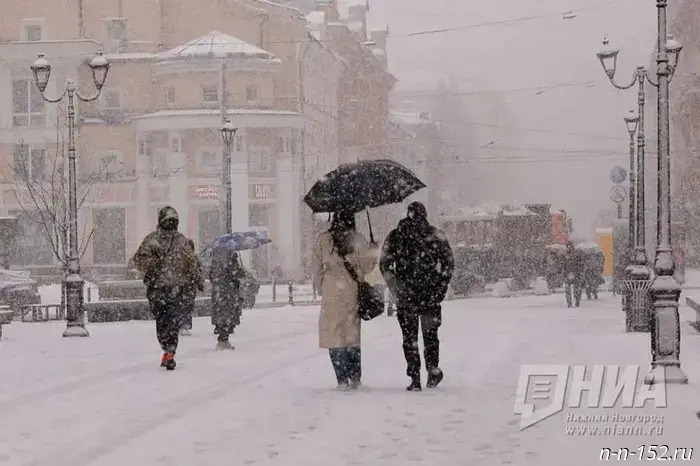 Ночью в Нижегородской области прогнозируется ледяной дождь.