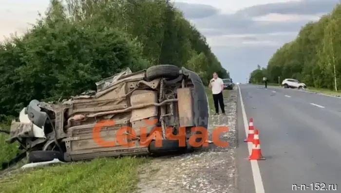 В Навашинском округе произошло ДТП, в результате которого пострадали пять человек.