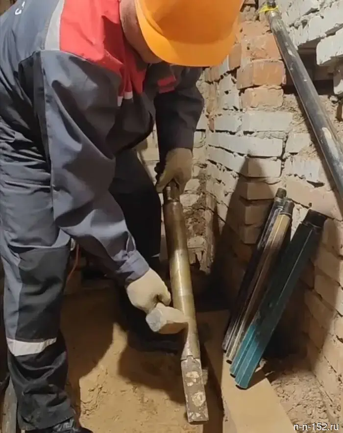 The house in the center of Nizhny Novgorod is being renovated before the launch of the metro shields.