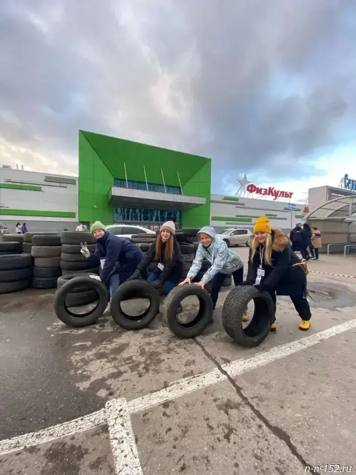 Sweets will be given in exchange for old tires in Nizhny Novgorod.