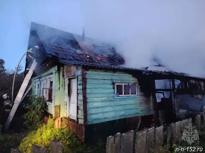 A 46-year-old man burned alive in a private house near Nizhny Novgorod.
