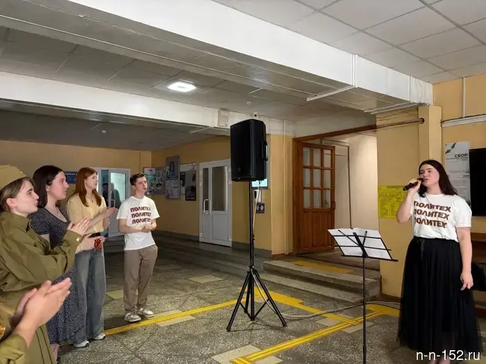 В ДПИ НГТУ состоялось тематическое мероприятие, посвященное празднованию Дня Победы.