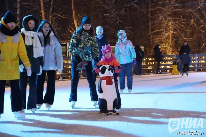 В Нижнем Новгороде 8 января три катка будут закрыты из-за сильного снегопада.