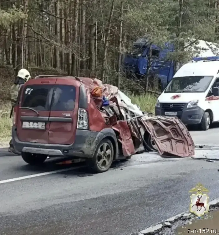 Two people died in the Navashinsky district.