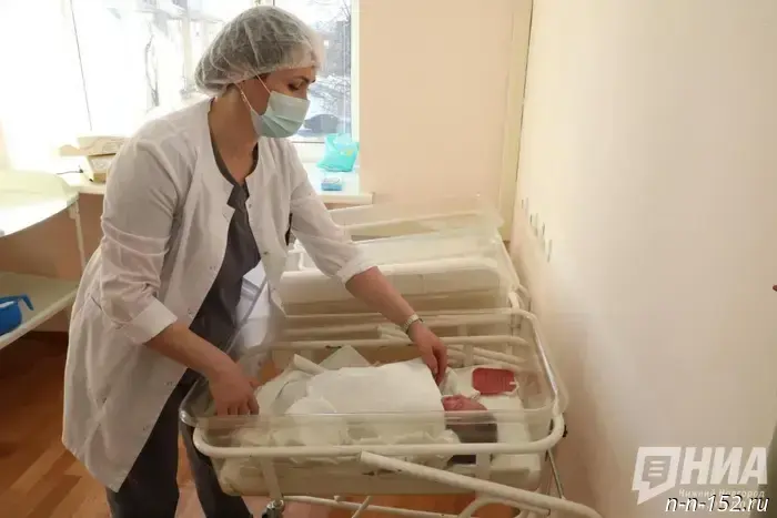 The Nizhny Novgorod maternity hospital performed a water birth for the first time.