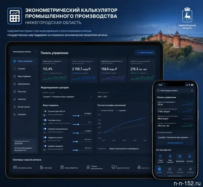 Исследователи ННГУ создали калькулятор для предсказания экономической ситуации в регионе.