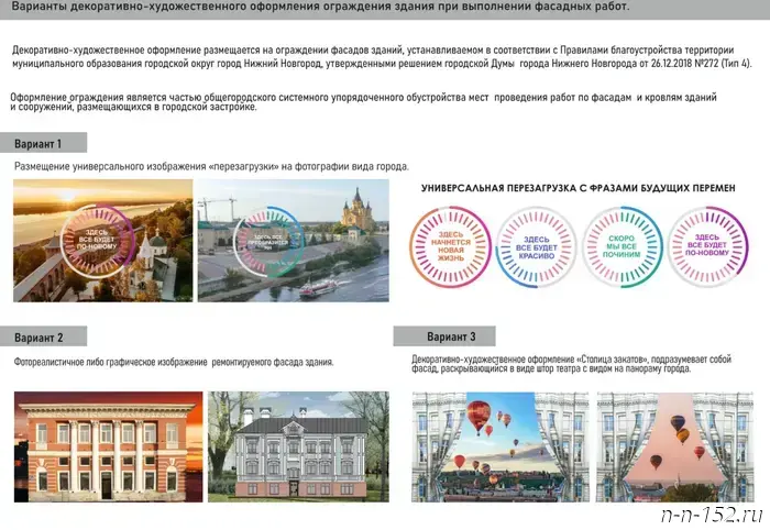 The Nizhny Novgorod mayor's office has updated the design code for the Verkhnevolzhskaya Embankment.
