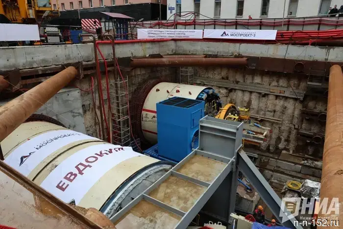 Метрощит «Евдокия» в Нижнем Новгороде должен пройти 730 метров.