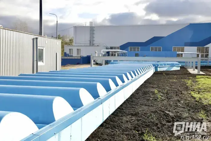 The covering of the open channels at the Nizhny Novgorod Aeration Station has been completed.