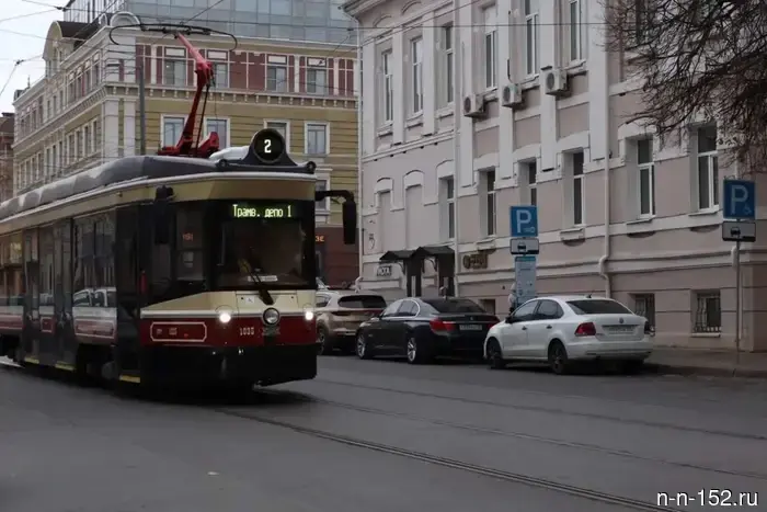 Схема движения трамваев №2 в Нижнем Новгороде будет изменена на два дня.