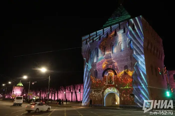 Почти 20 миллионов рублей были выделены на световые представления на стенах Нижегородского кремля.