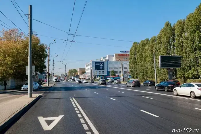 Repair of a one-kilometre section of the Moscow Highway has been completed in Nizhny Novgorod.