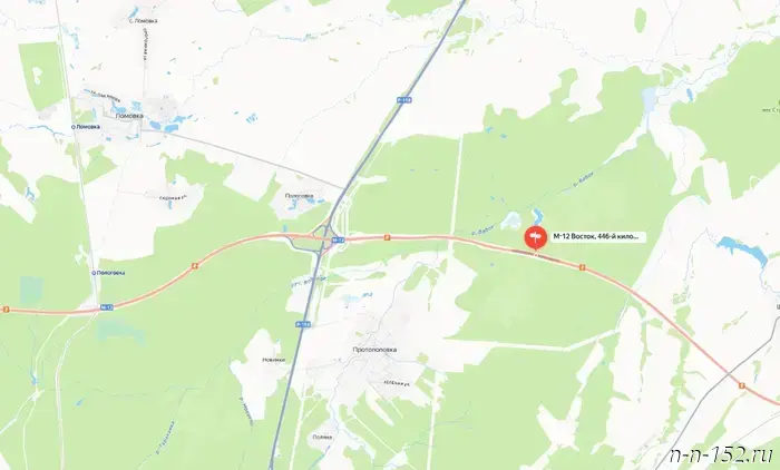 Движение остановлено из-за дорожно-транспортного происшествия на трассе М-12 в Арзамасском районе.