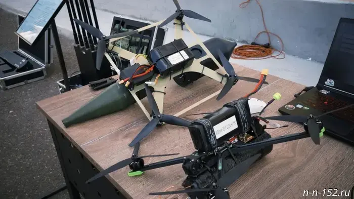 The incident occurred at a drone assembly workshop in Nizhny Novgorod.
