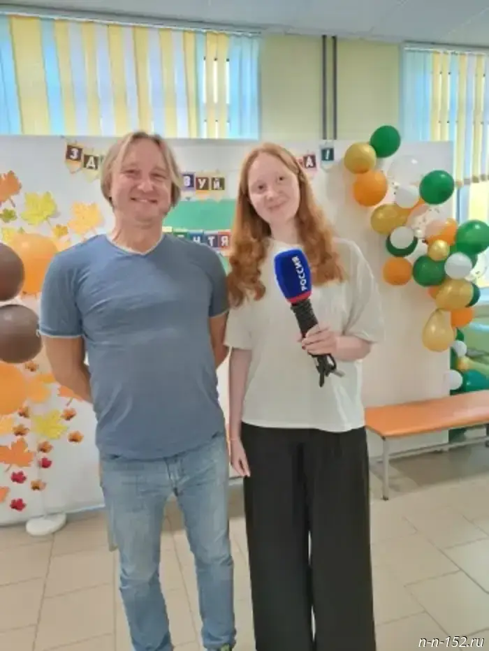 Представители ГТРК "Нижний Новгород" посетили Варнавинскую школу.