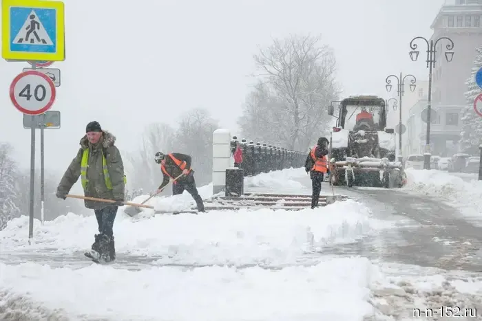 The April snowdrifts have grown to 27 cm in Nizhny Novgorod.