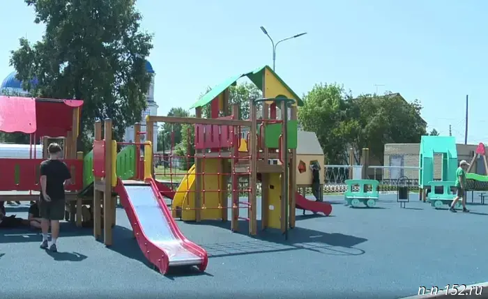 A multifunctional space for family recreation was created in Shatki thanks to the national project.
