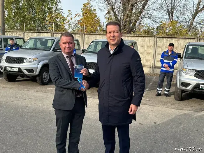 New vehicles were handed over to energy workers in Nizhny Novgorod.