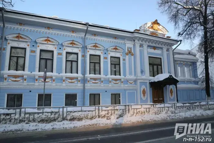 The restoration of the Gorky Literary Museum is nearly 80% complete.