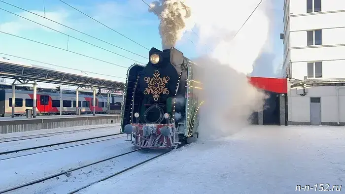 A Christmas train will link Nizhny Novgorod and Arzamas during the New Year holidays.