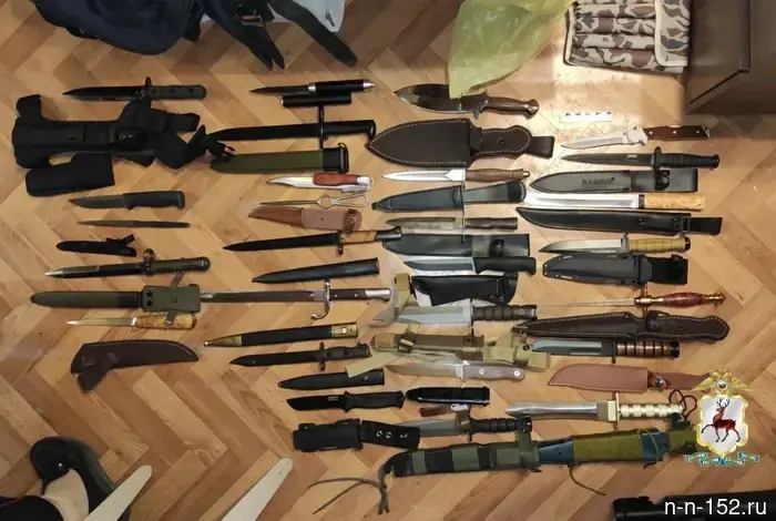 In Nizhny Novgorod, an associate professor at the institute was found with an arsenal of weapons.