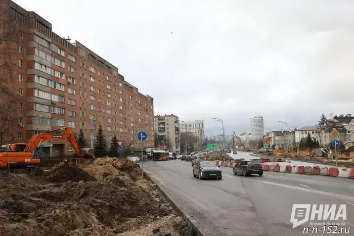 Photos of the parallel road to Rodionov Street in Nizhny Novgorod have been published.