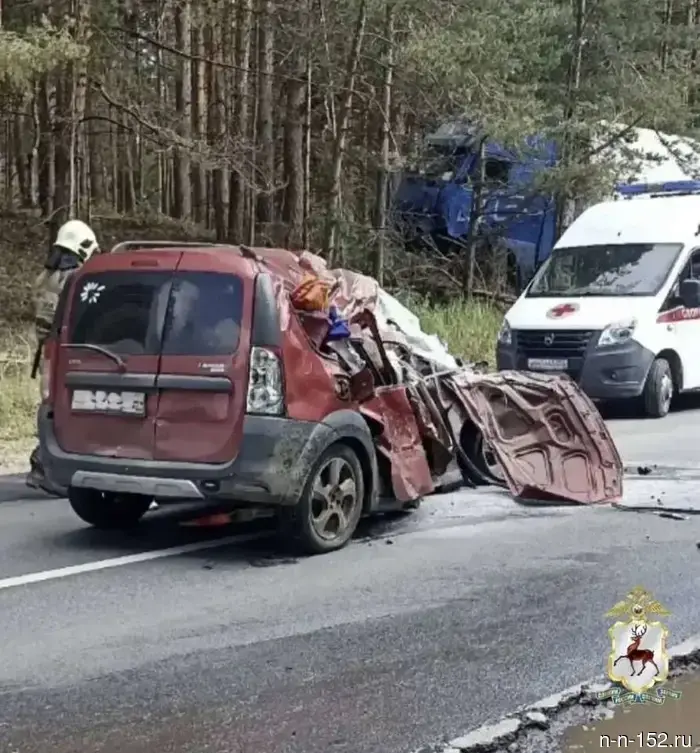 Two people died in a traffic accident involving a truck in the Navashinsky district.