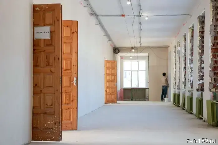 Капитальный ремонт трех школ в Нижнем Новгороде завершится лишь в 2027 году.