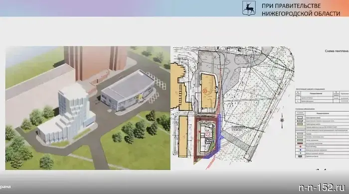 Планируется строительство гостиницы напротив Института ФСБ в Нижнем Новгороде.