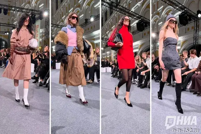 A fashion show by the marketplace took place at the Nizhny Novgorod Fair — video
