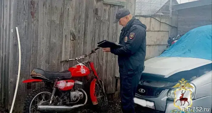 A young driver from Voskresensky District was caught drunk behind the wheel of a motorcycle again.
