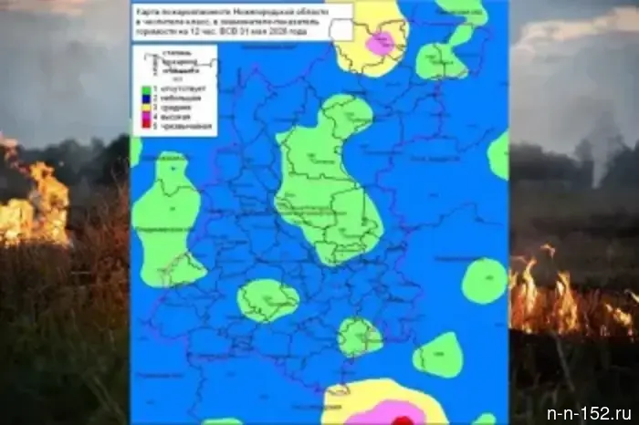 Fire hazard summary as of 31.05.26