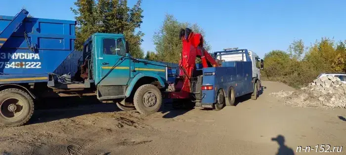 Illegal garbage dumping was discovered at the Shuvalovsky Canal in Nizhny Novgorod.