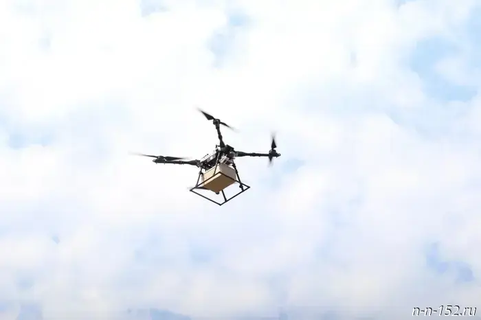 Delivery of goods by drone couriers is being tested again in the Nizhny Novgorod region.