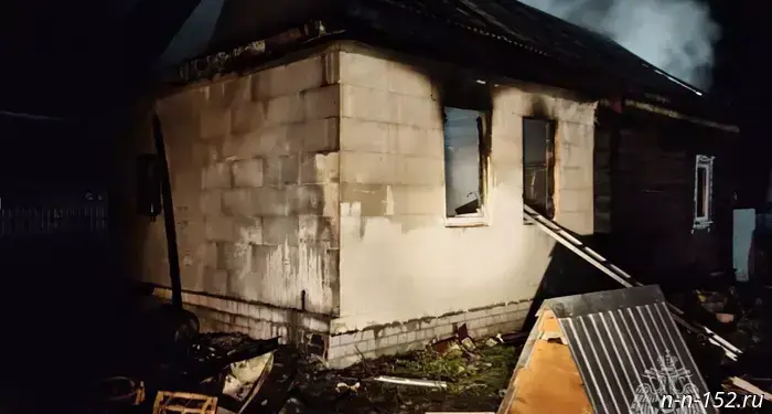 Fire in Vachsky District and a cyclist's fall in Avtozavodsky District: top news for November 2 in Nizhny Novgorod