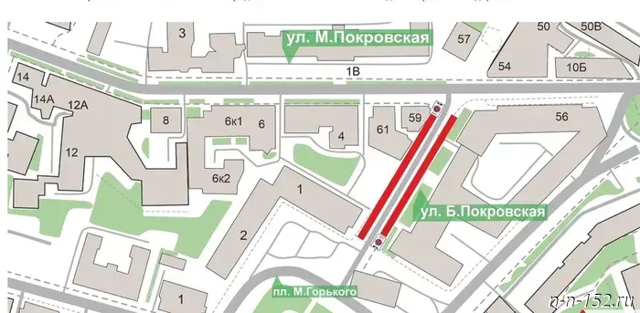 Парковка на участке улицы Большой Покровской будет Restricted с 20 января.