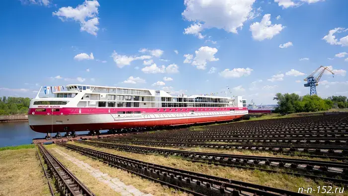 Clergy of the Nizhny Novgorod Diocese blessed the new cruise ship "Nikolai Zharkov."