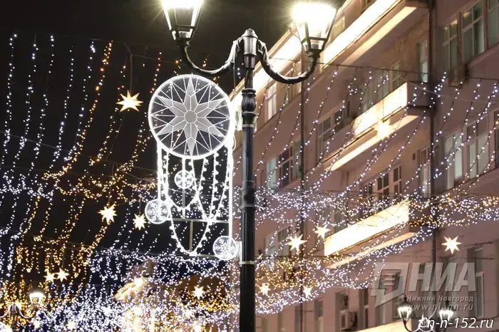 38 million rubles will be allocated for New Year's illumination in Nizhny Novgorod.