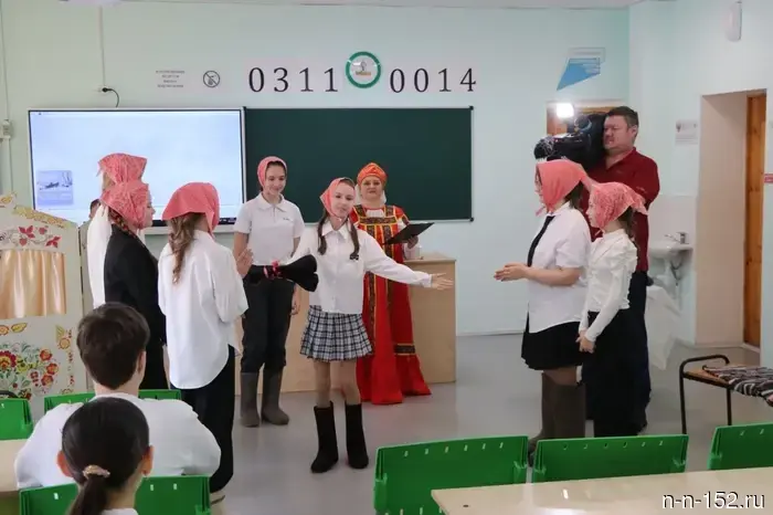 В январе в нижегородских школах вместо звонков звучат мелодии, посвященные традиционным зимним развлечениям.