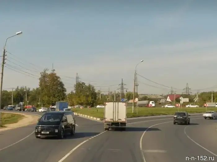 A roundabout will be built at the entrance to Nizhny Novgorod from the side of Kstovo.