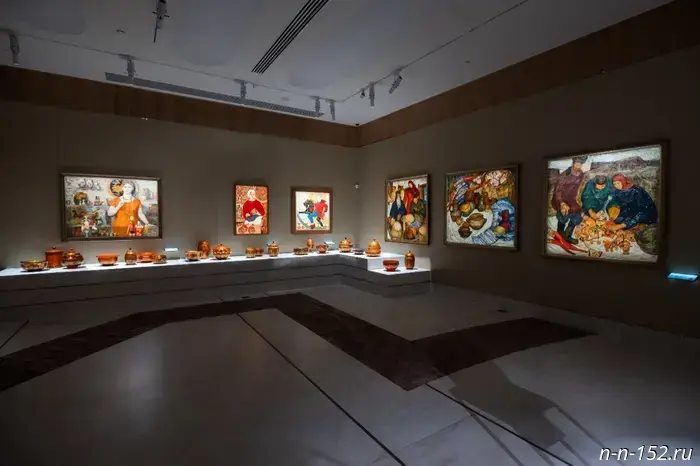 Contemporary art from the Nizhny Novgorod Region is on display at the Fabergé Museum.