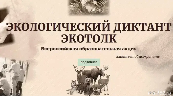 Nizhny Novgorod Region will join the "EcoTalk" dictation.