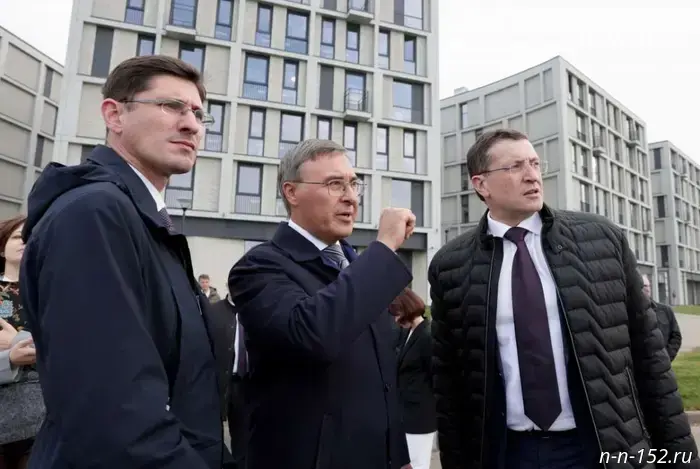 Gleb Nikitin showed the Nizhny Novgorod IT campus to the head of the Ministry of Science of the Russian Federation.