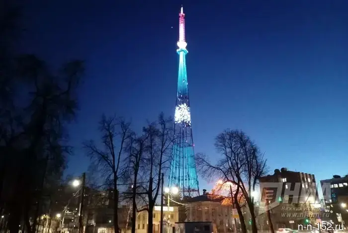 Нижегородская телебашня озарит огнями в честь «Ночи музеев» 16 мая.