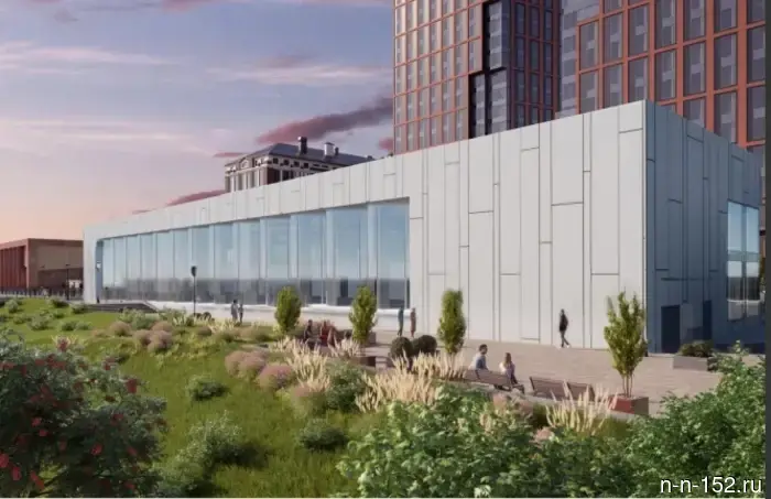 Строительство выставочного зала на Черниговской набережной намечено начать в апреле.