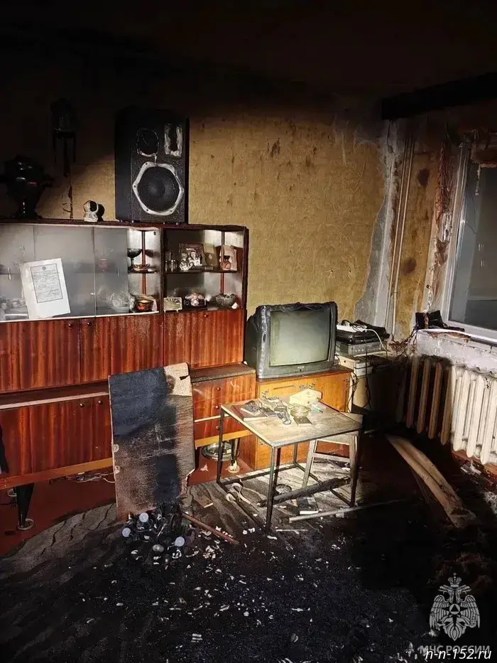 A 74-year-old man from Nizhny Novgorod died in a nighttime fire caused by a cigarette.