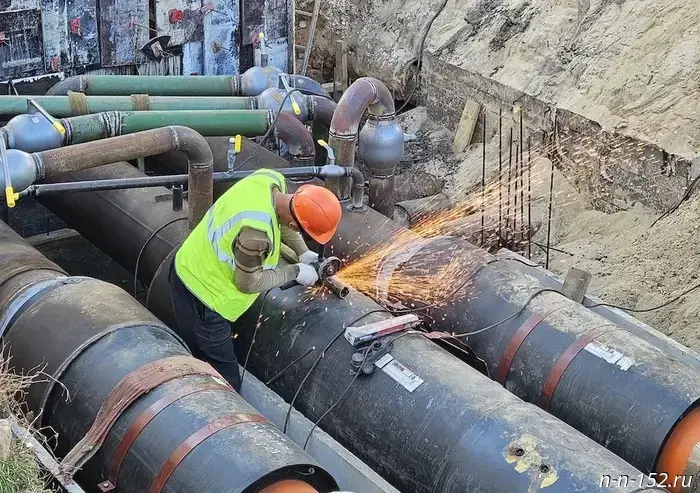The main heating pipeline was upgraded in the Avtozavodsky District of Nizhny Novgorod.