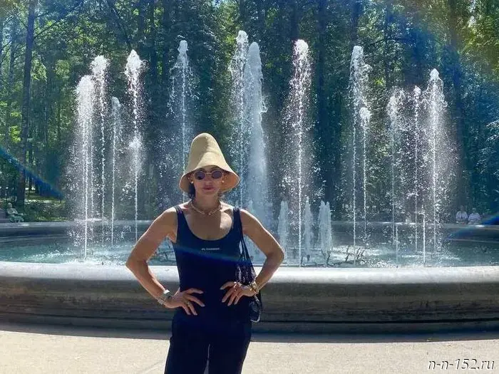 Tina Kandelaki admired the Nizhny Novgorod park "Switzerland".